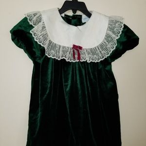 Chantilly Place Lace Velvet Dress 4T